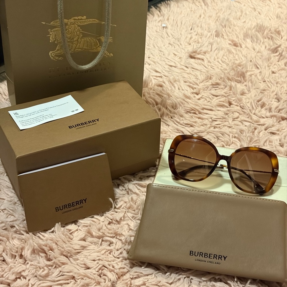 Burberry Tortoise Shell Sunglasses